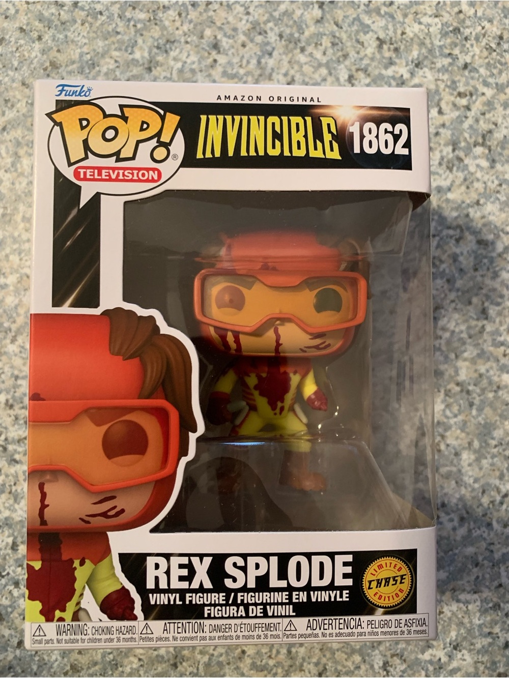 REX SPLODE Funko Pop CHASE Amazon INVINCIBLE Bloody 1862